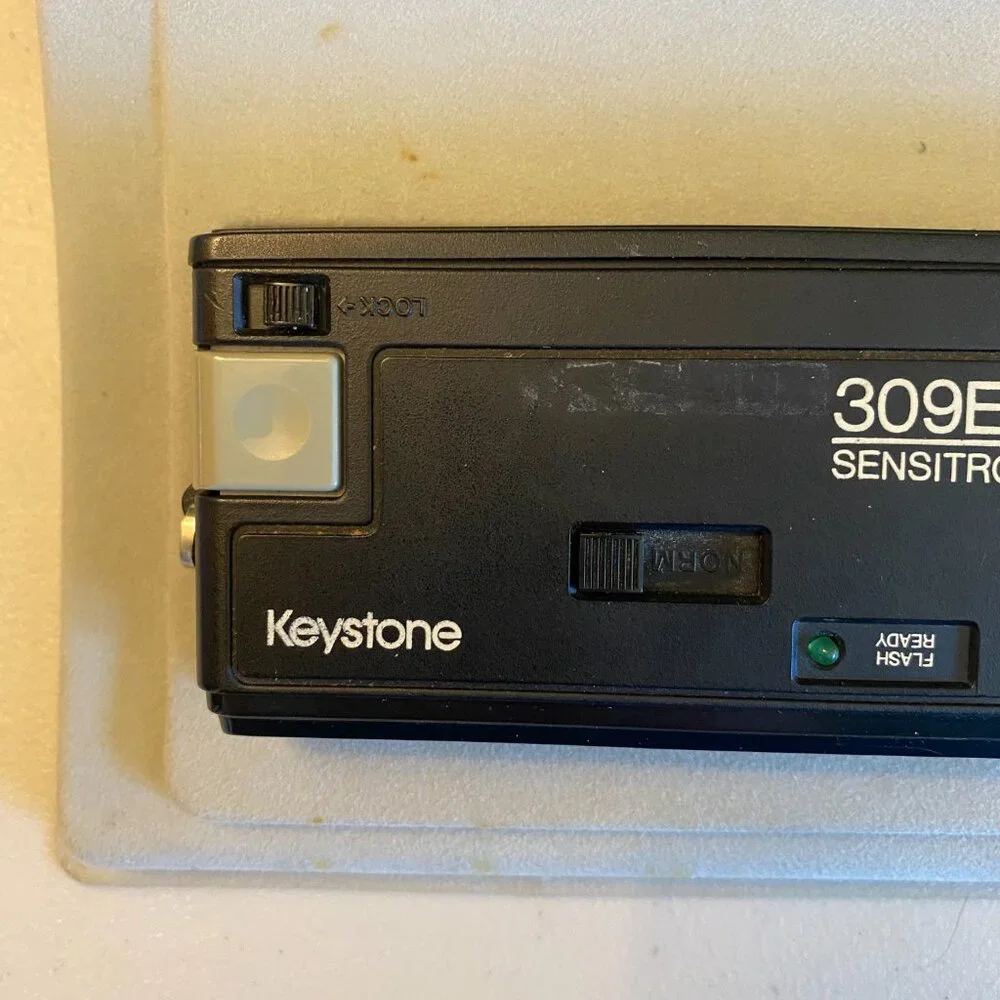 VTG Keystone 309ES Camera Tele-Everflash Sensitron Auto On/Off Telephoto In Box